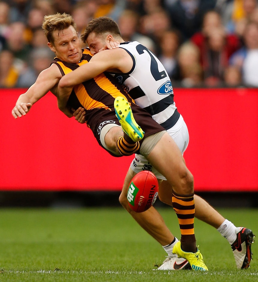 AFL 2016 Rd 01 - Geelong v Hawthorn The Cats made the Hawks pay for their errors throughout Monday's clash at the MCG - ${keywords}